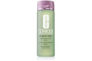 Clinique 3-Step All About Clean Liquid Gentle Facial Cleanser Soap For Dry Combination Skin | Type 2