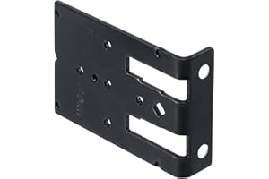 Blum Mounting Plate Template, Black-galvanised Steel, 65.53 x 65.53 cm, Back Plate, Cabinet & Furniture, 7 cm
