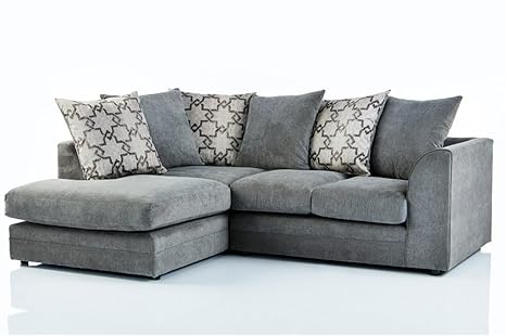 Furniturestop Co Uk Chicago Graceland Fabric Left Hand Corner Sofa