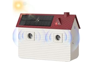 BSEMAX Dog Bark Deterrent Devices: Ultrasonic Anti Barking Device for Dogs with 3 Training Modes 50 FT | Solar Dog Barking Deterrent Devices | Stop Barking Dog Device for Indoor (Red)