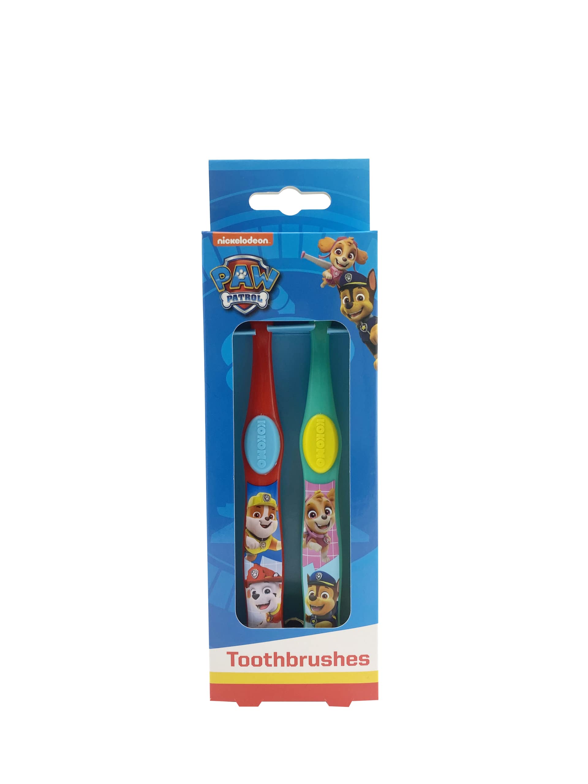 Paw Patrol Toothbrush , Multi Coloured, (Pack of 2)