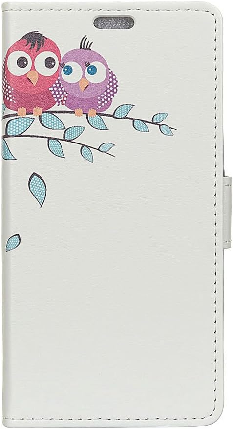 coque Alcatel 5V Phone Case,Painted pattern Flip Wallet Case for Alcatel 5V-Owl