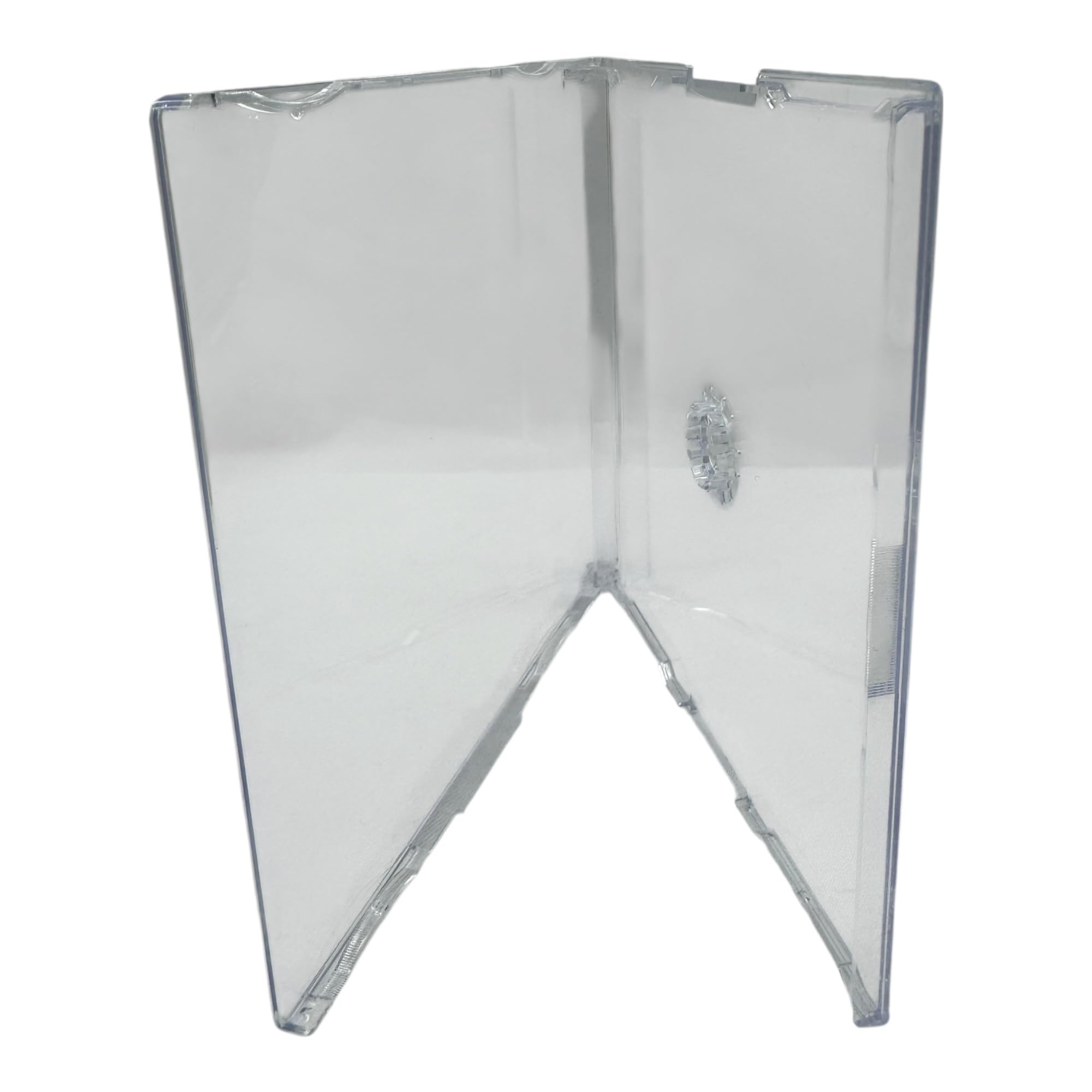 10 x Clear Maxi Single CD Jewel Cases – Slim 6mm Spine Replacement Disc Cases Durable Storage Boxes for Music CDs, DVDs, Data Discs & Media Collection