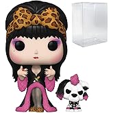 POP Horror Icons: Elvira & Gonk - Mistress of The Dark Funko Vinyl Figure (Bundled with Compatible Box Protector Case) Multicolor 3.75 inches