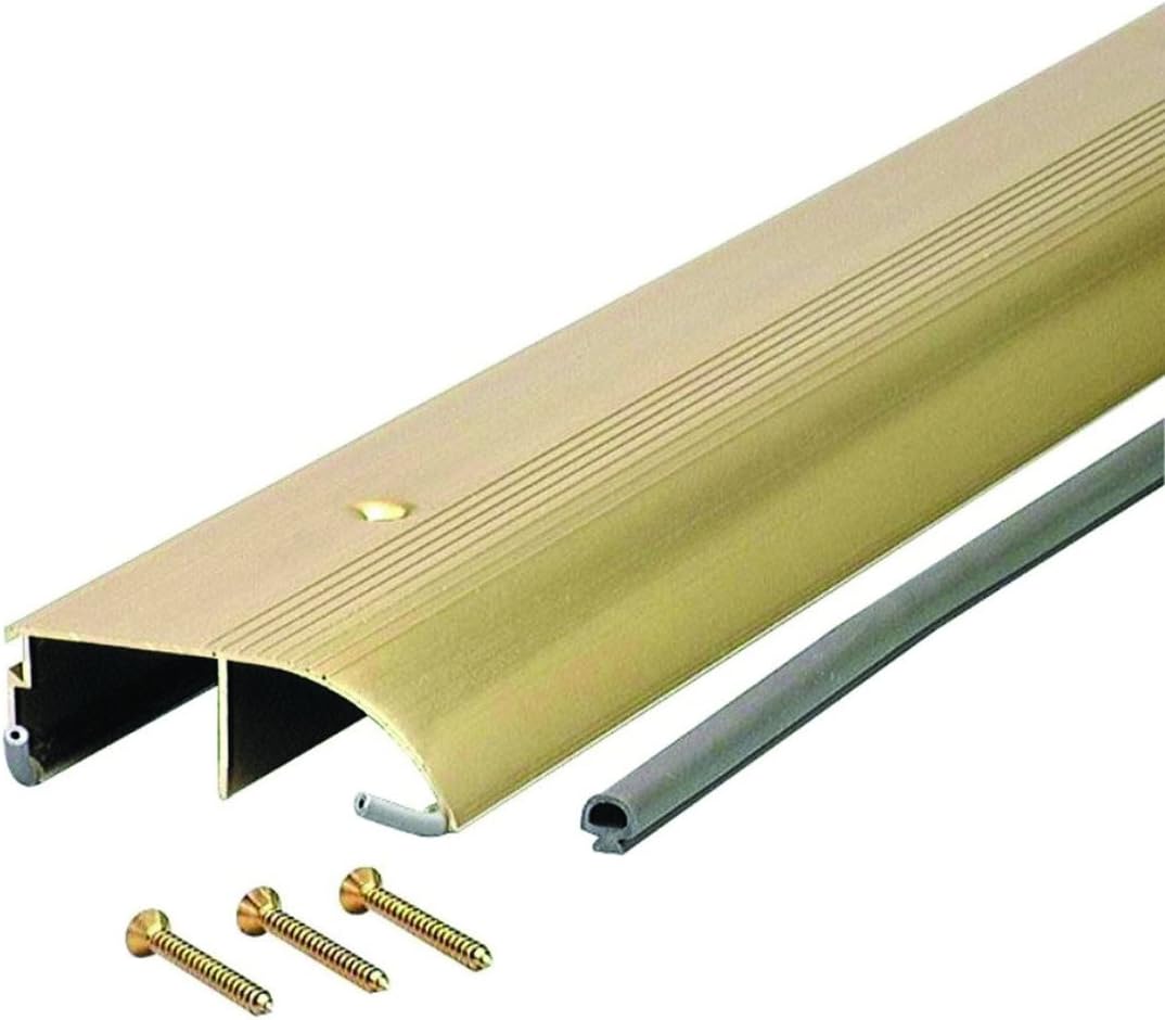 High 33/8" Wide Aluminum Door Bumper Threshold 99021