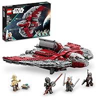 LEGO Star Wars Ahsoka Tano’s T-6 Jedi Shuttle Spaceship Toy - Star Wars Building Toys Set for Kids, Boys & Girls, Ages 9+ - Gift for Christmas for Fans - 4 Minifigures - 75362 LEGO Star Wars Ahsoka Tano’s T-6 Jedi Shuttle Spaceship Toy - Star Wars Building Toys Set for Kids, Boys & Girls, Ages 9+ - Gift for Christmas for Fans - 4 Minifigures - 75362