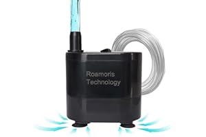 Roamoris Small Pump With Level Sensor,5 FT Drain Lift,Large Volume,110V Automatic Submersible Water Pump Mini HAVC Condensate Pump For Dehumidifier,Air Conditioner, Ice Maker, Furnace,Air Cooler,PM02