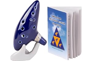 Deekec Zelda Ocarina with Song Book (Songs From the Legend of Zelda) 12 Hole Alto C Link's Zelda Ocarinas Gift for Zelda Fans