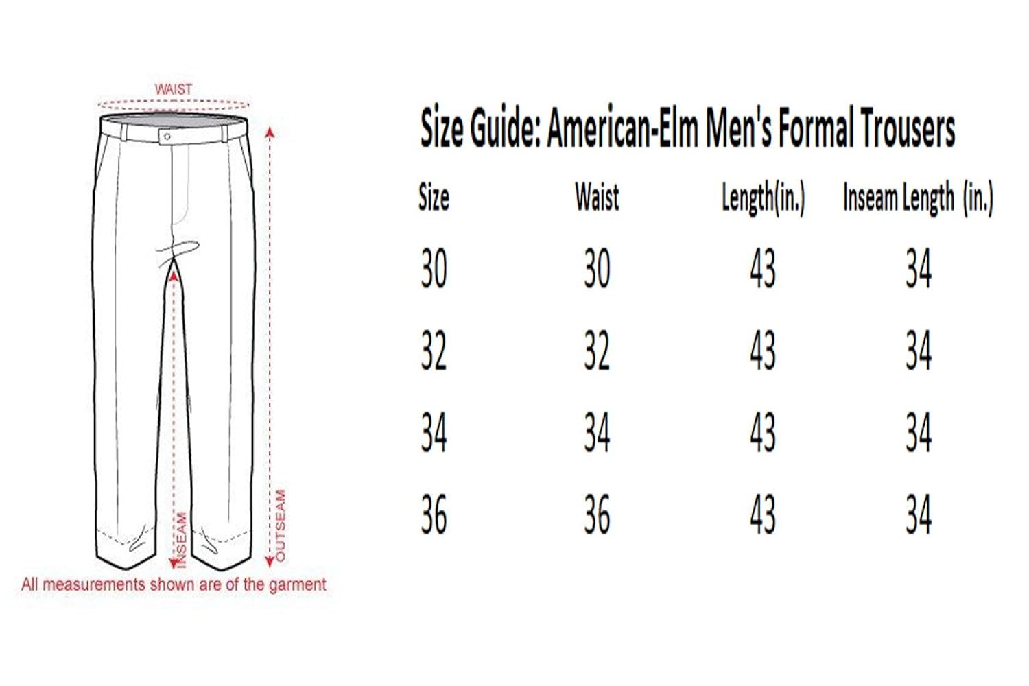 american-elm men navy cotton rayon slim fit formal trouser