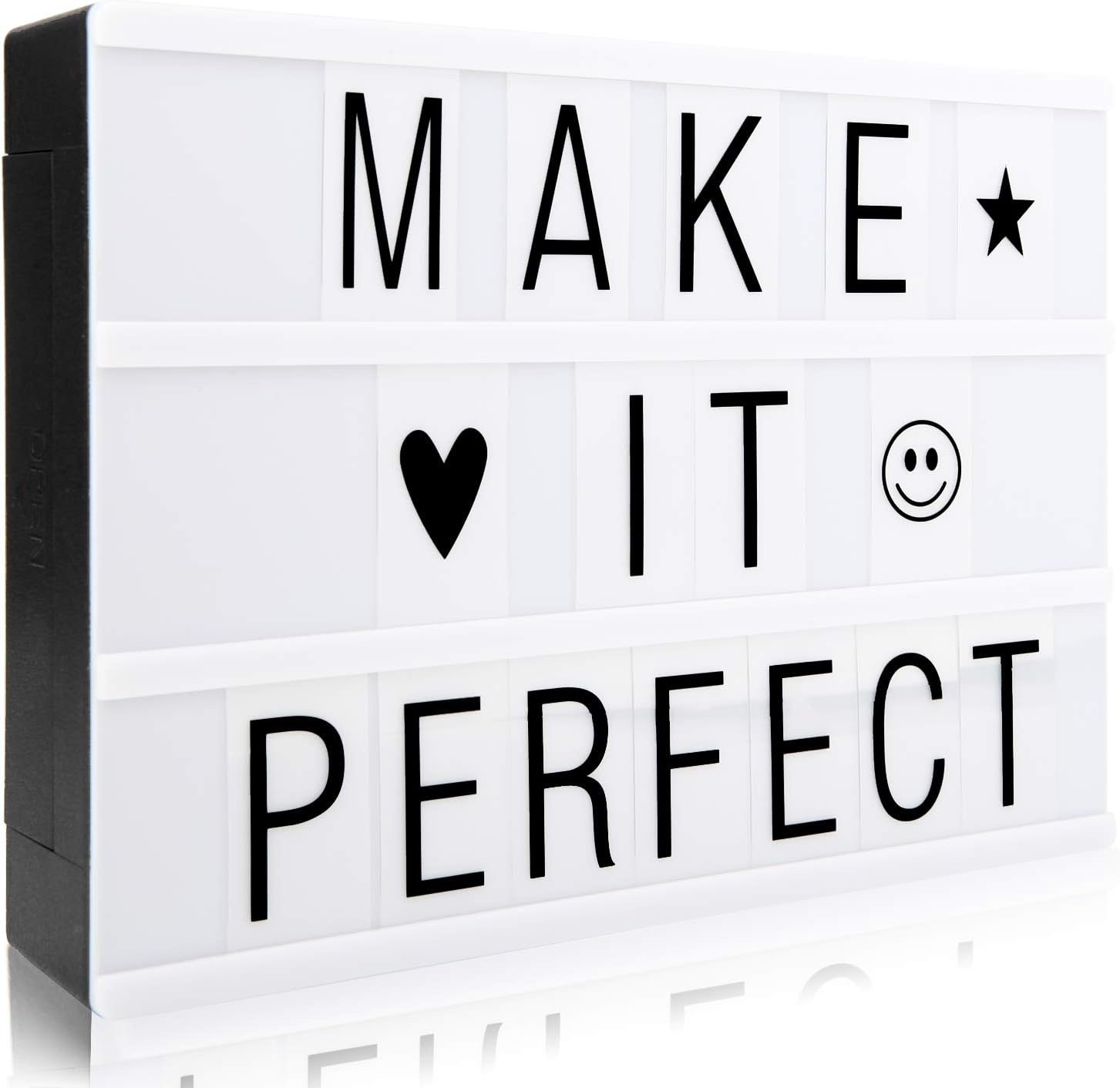 LITENERGY A4 Size Cinematic Light Up Box with Letters and LED Light