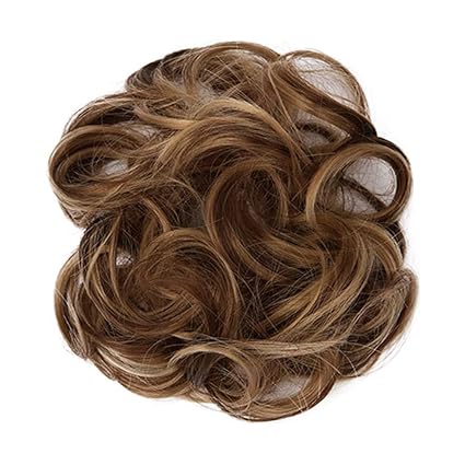 Inkach Messy Hair Bun Extensions For Black Women Hair Donut Updo
