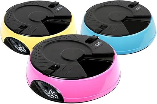 Amazon Com Meiyiu Automatic Pet Feeder 6 Meals Timer Portion