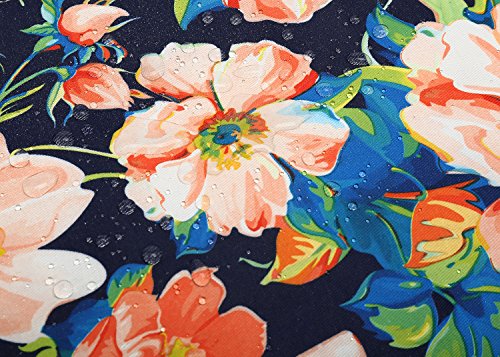 Canvaslove Blue Adenium Obesum Pattern 15 inch Waterproof Laptop Shoulder Messenger Bag Case With Rebound Bubble Protection for 14 inch-15.6 inch laptop Macbook Pro 15 Case Bag - Thumbnail 7