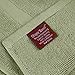 Utopia Towels Cotton Banded Rug, Bath Mats, Not a Bathroom Rug, 21 by 34 Inches, 100% Ring Spun Cotton, Highly Absorbent Shower Bathroom Floor Mat, Sage Green, 2 Pack