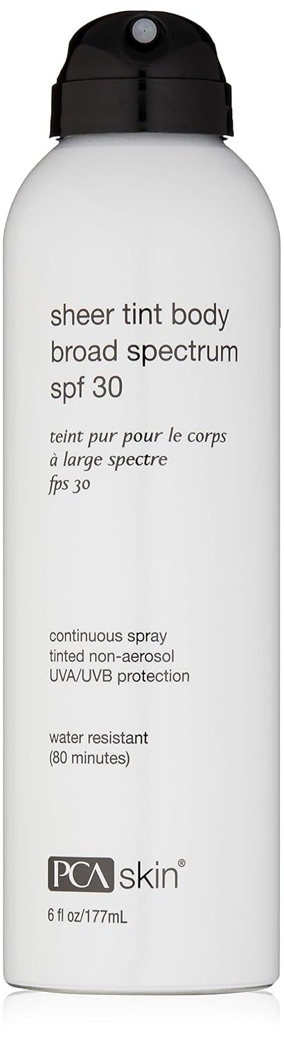 PCA SKIN Sheer Tint Body Broad Spectrum SPF 30, 6 Fl Oz