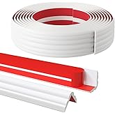Pluden 20FT Flexible Wall Corner Protector Moulding Trim, Peel and Stick Inside & Outside Wall Corner Guards Edge Protector,Self Adhesive Molding Trim Strip for Edge Ceiling