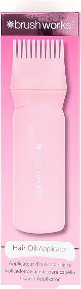 Brushworks Hair Oil Applicator Comb Head Serum Applicator Bottle with view 1