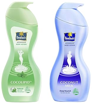 Parachute Advansed Body Lotion Refresh, 400 ml & Advansed Body Lotion Deep Nourish, 400 ml Combo