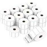 Anylabel Compatible 2" x 1" Direct Thermal Labels Replacement for Barcodes Postage Address Shipping Compatible with Rollo & Zebra Desktop Printers Adhesive & Perforated (24 Rolls, 1300 Labels/Roll)