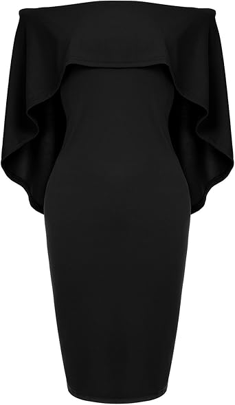 batwing cape dress