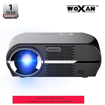 Woxan GP100 LED Projector LCD 3500 Lumens LED Luminous, WXGA Resolution 1280x800 Pixels with Remote Controlle, Support HDMI, VGA, AV, USB