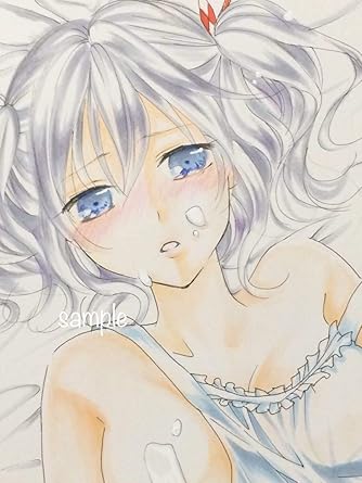 Amazon Co Jp 手描きイラスト 艦隊コレクション 艦これ 鹿島 裸エプロン Hobby