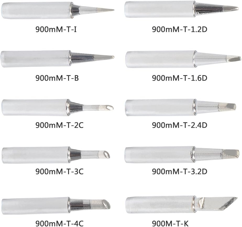 10 Stuck 900m T Lotkolbenspitzen Fur Hakko Tenma Atten Schnell Aoyue Yihua Maplin Abf Lotstation Lotpistole Bleifreie Lotkolbenspitze Mit 1 Stuck Schweisshulse Amazon De Baumarkt