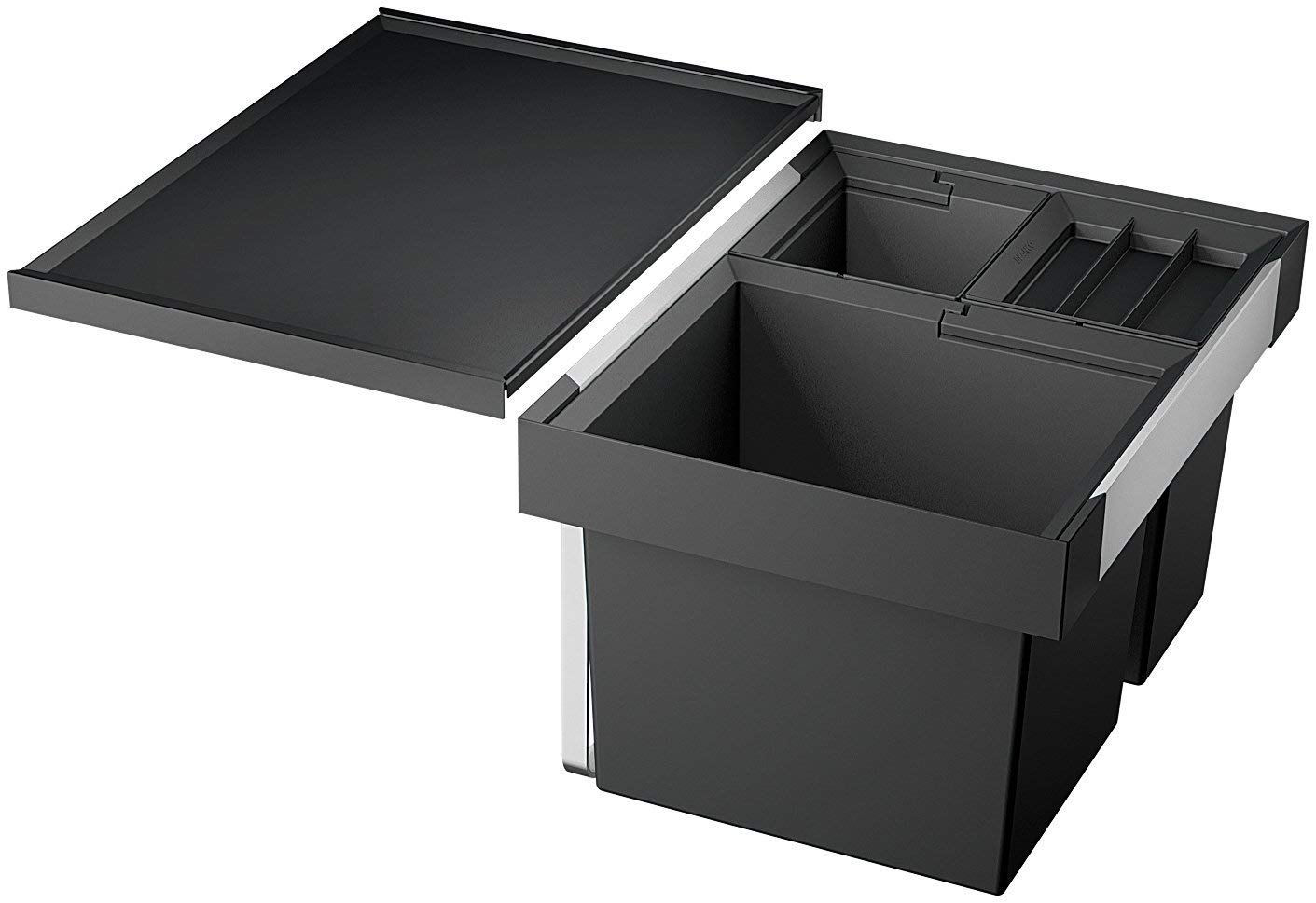 Kitchen Waste sorter Container from Blanco Flexon II XL 60/3-521473, Black