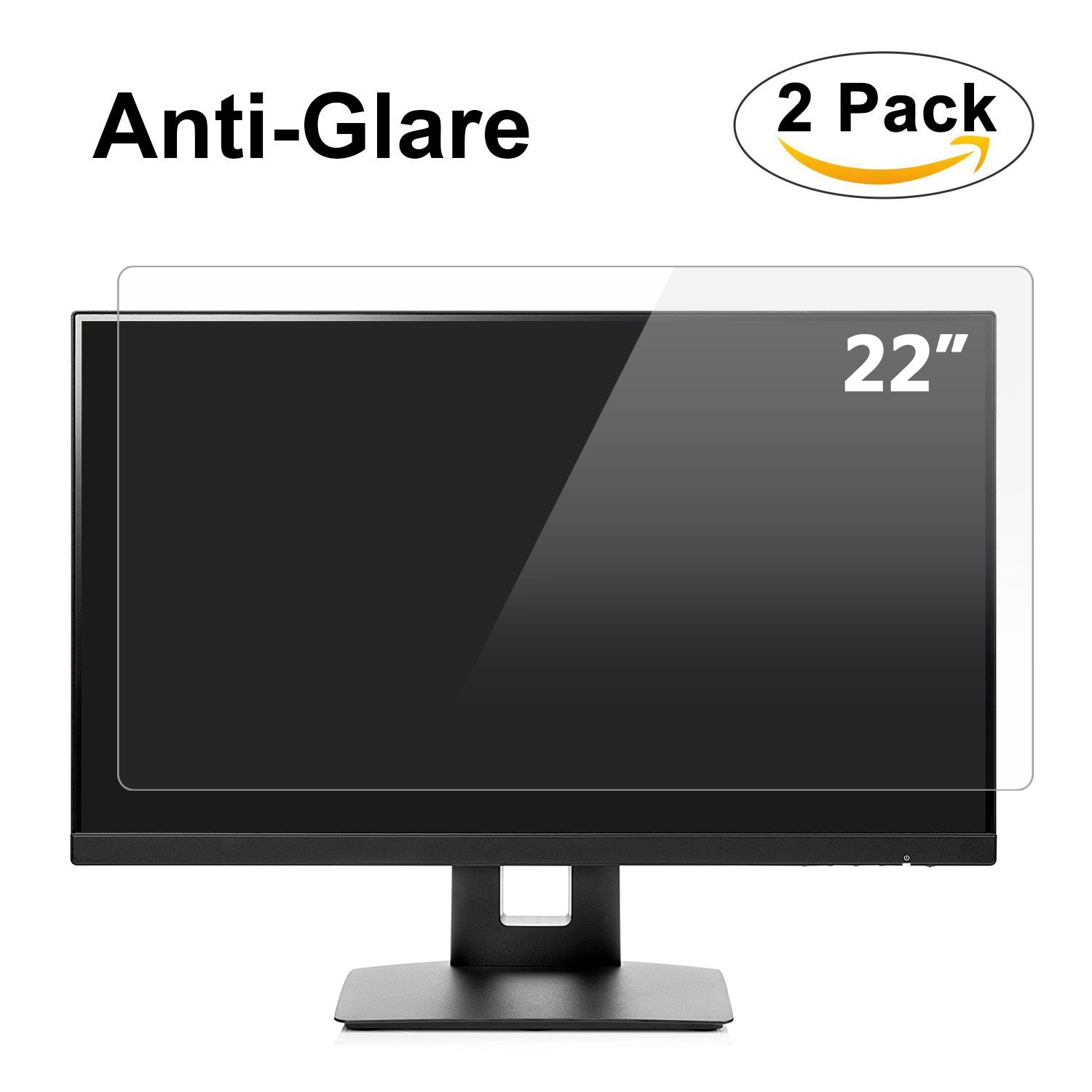[2 PACK] 22 inch Anti Glare(Matte) Screen Protector for 22" Widescreen