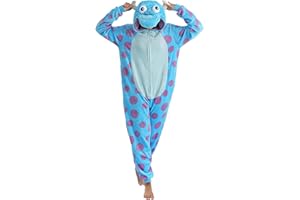 ressber Unisex Adult Onesie Pajamas Animal One Piece Halloween Costume Christmas Sleepwear Jumpsuit