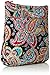 Vera Bradley Women's Cotton Triple Zip Hipster Crossbody Purse, Parisian Paisley, One Size