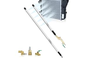 COARVXA 39" & 24" Radiator Cleaning Wand 2-Piece Set - Portable Radiator Cleaning Tool for Household Cars, Trucks, RV