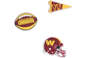 FOCO Pick Your NFL Team Shoe Decoration Charms - 3 Pack