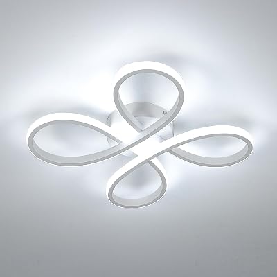 Comely Modern LED Ceiling Light 30W 3400LM 6500K Floral Ceiling Lamp