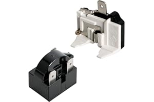 Aopin 3 Pin 1/3HP 250W 12 Ohm Thermal Overload Protector + Refrigerator PTC Start Relay, Replacement Part for Car Refrigerator, Portable Freezer 1Pcs