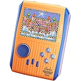 Portable Handheld Games Retro Mini Video Games,Handheld Game Console with 666 Classical FC Game 3.0" Color Screen,Birthday for Boys Girls and Adults (S1-Orange)
