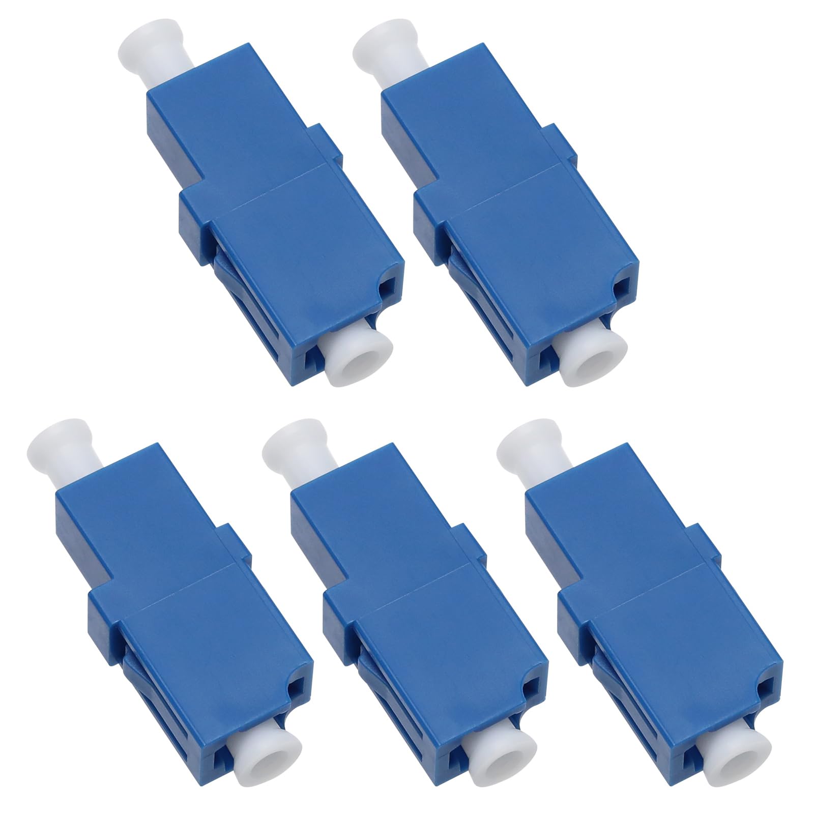 5Pcs LC-LC Single-Mode Fiber Coupler Adapter Coupler for Fiber Optic LC/APC Single Mode for Fiber Optic Network Fiber Optic Extender Fiber Couplers Series