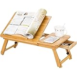 Bandeja Para Cama Con Patas Plegables - Madera De Pino, 65x31 Cm, Ideal Para Desayunar O Cenar En La Cama