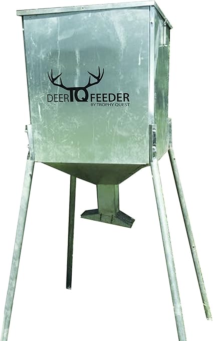 Amazon Com Tq Outdoor Products Deer Feeder 450lb Capacity Rust