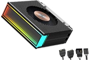M.2 2280 Argb Hard Drive Heatsink Cooling Ssd Coolers Sync Multi Mainboard Efficient Heat Dissipation Aghp