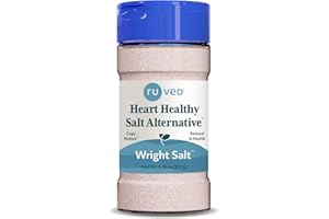 R-U VED ruved Wright Salt - Fine Himalayan Pink Salt, Low Sodium Electrolyte and Mineral Blend for Heart Health with Iodine, Alternative for Cooking, Finely Ground, Healthy - 8.4 Ounces
