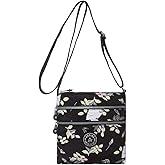 AOCINA Nylon Crossbody Bags for Women Multi Pocket Small Cross Body Purse Lightweight Travel Phone Purses Shoulder Handbags