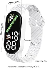 Geteawily Kids Digital Watch Waterproof Touch Screen Fitness Date Display view 4
