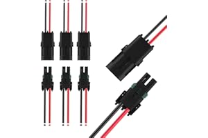 MUYI 14AWG Electrical Connectors Kits, 3 Sets 2 Pin Way Wire Harness Connectors Weatherpack Connector Kit