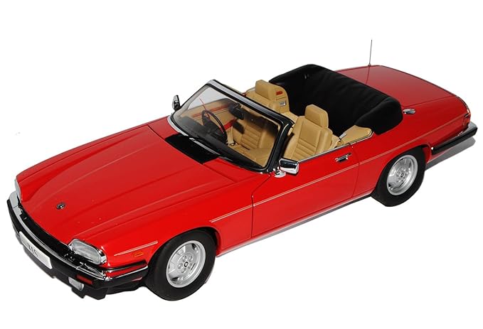 AUTOart Jaguar XJS Cabrio Rot 1988 73572 1/18 Modell Auto mit