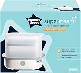 Tommee Tippee Supersteam Electric Steriliser 6 Bottles 5-Minute Cycle White view 8