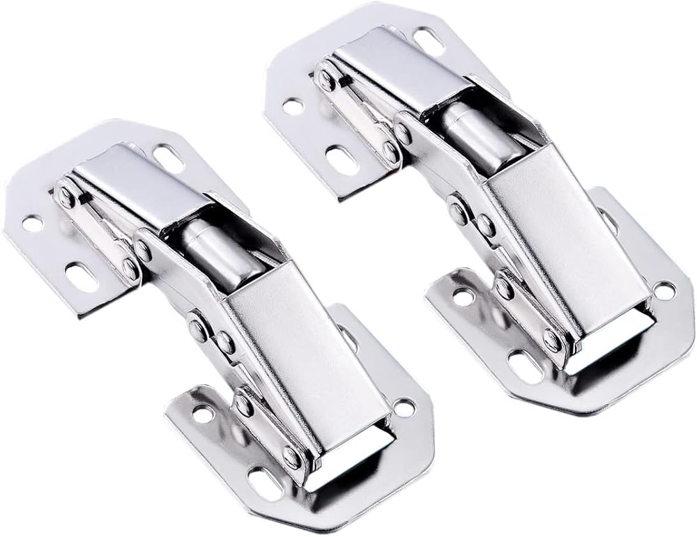 Qrity 2 Pack Concealed Cupboard Door Hinges 28mm Cup 90 Degree Soft Close