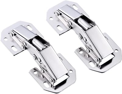 Qrity 2 Pack Concealed Cupboard Door Hinges 28mm Cup 90 Degree Soft Close