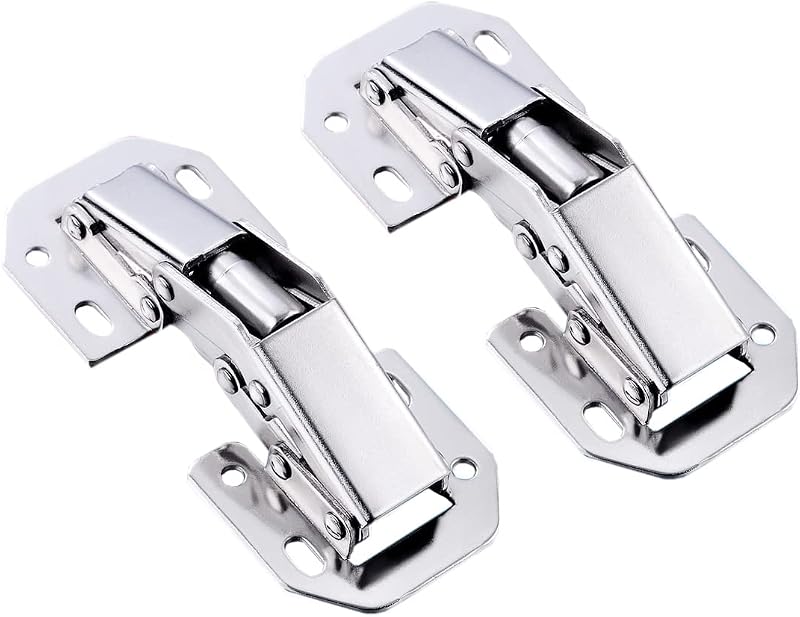 Qrity 2 Pack Concealed Cupboard Door Hinges 28mm Cup 90 Degree Soft Close