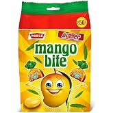 Parle Mango Bite Candy, 289g Pouch, Packaging May Vary